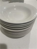 10 - 8 inch soup bowls