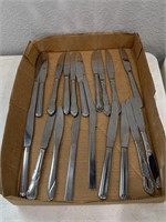 20 flatware knives