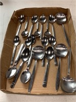 16 spoons, 4 serving spoons