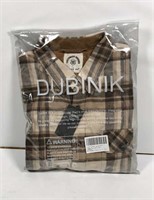 New Dubinsky Flannel Shirt Size Large