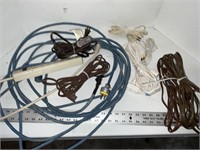 Good assortment of drop cords and tote