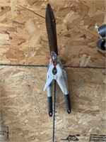 Hedge clipper and clamps