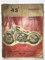 Harley-Davidson ‘45’ Operation & Service Manuals