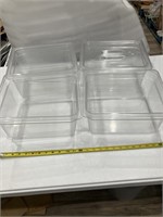 4 Cambro 9x12x6 inch food storage containers-2