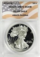2003-W Silver Eagle PR-70 DCAM