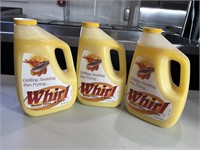 3 1 gallon containers of whirl oil