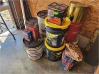Metal Cans and Plastic Buckets