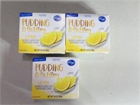 3 3.4 oz boxes of lemon pudding & pie filling