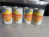 4 15oz cans of mandarin oranges