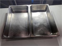 2 steam table pans