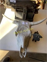 Animal Skull plus Wooden Toy Cow