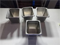 4 steam table pans