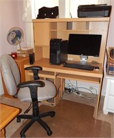 Computer Desk with Chair and Pad