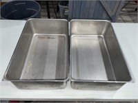 2 steam table pans