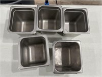 5 steam table pans