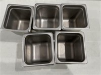 5 steam table pans