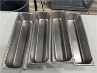 4 steam table pans