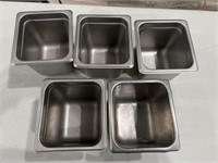 5 steam table pans