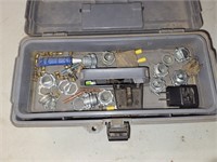 Tool box with electrical supples