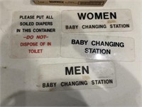 Bathroom signs