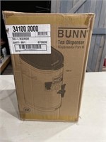 Brand new in now bunn tea dispenser