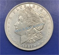 1921D, Morgan Silver Dollar