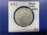 1879S Morgan, silver dollar