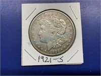 1921S Morgan, silver dollar
