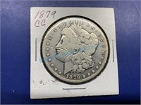 1879 Carson City, silver dollar