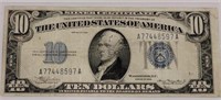 1 - $10 Silver Certificate