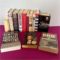 History Book Collection, One Author Signed