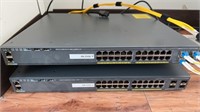 (2) Cisco Catalyst 2960-X Series LAN Base