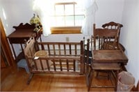 Cradle, chairs, & more