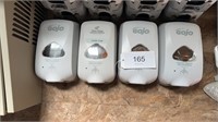 4 Gojo Dispensers