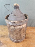 1 Gal Wood Covered Kerosene Can