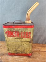 Vtg Trac-tr-lube Can W Early Plastic Spout
