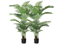 Set of 2 Fopamtri Artificial Areca Palm Plant 5ft