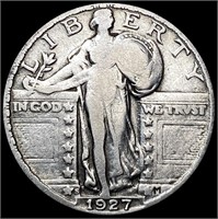 1927-S Standing Liberty Quarter NICELY CIRCULATED