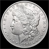 1901 Morgan Silver Dollar CLOSELY UNCIRCULATED