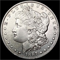 1887-O Morgan Silver Dollar NEARLY UNCIRCULATED