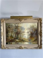 Original framed oil on canvas by Julius Polek 45