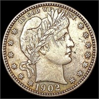 1902 Barber Quarter CLOSELY UNCIRCULATED