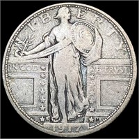 1917-S T1 Standing Liberty Quarter NICELY