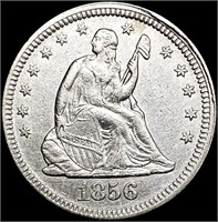 1856 Seated Liberty Quarter CLOSELY UNCIRCULATED