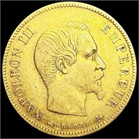 1856 France .0933oz Gold 10 Francs NICELY