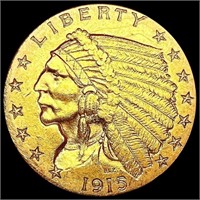 1915 $2.50 Gold Quarter Eagle CLOSELY