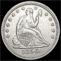 1856 Seated Liberty Quarter CLOSELY UNCIRCULATED