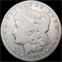 1891-CC Morgan Silver Dollar NICELY CIRCULATED