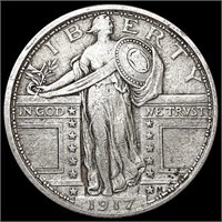 1917 Standing Liberty Quarter NEARLY UNCIRCULATED