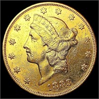 1883-S $20 Gold Double Eagle CLOSELY UNCIRCULATED
